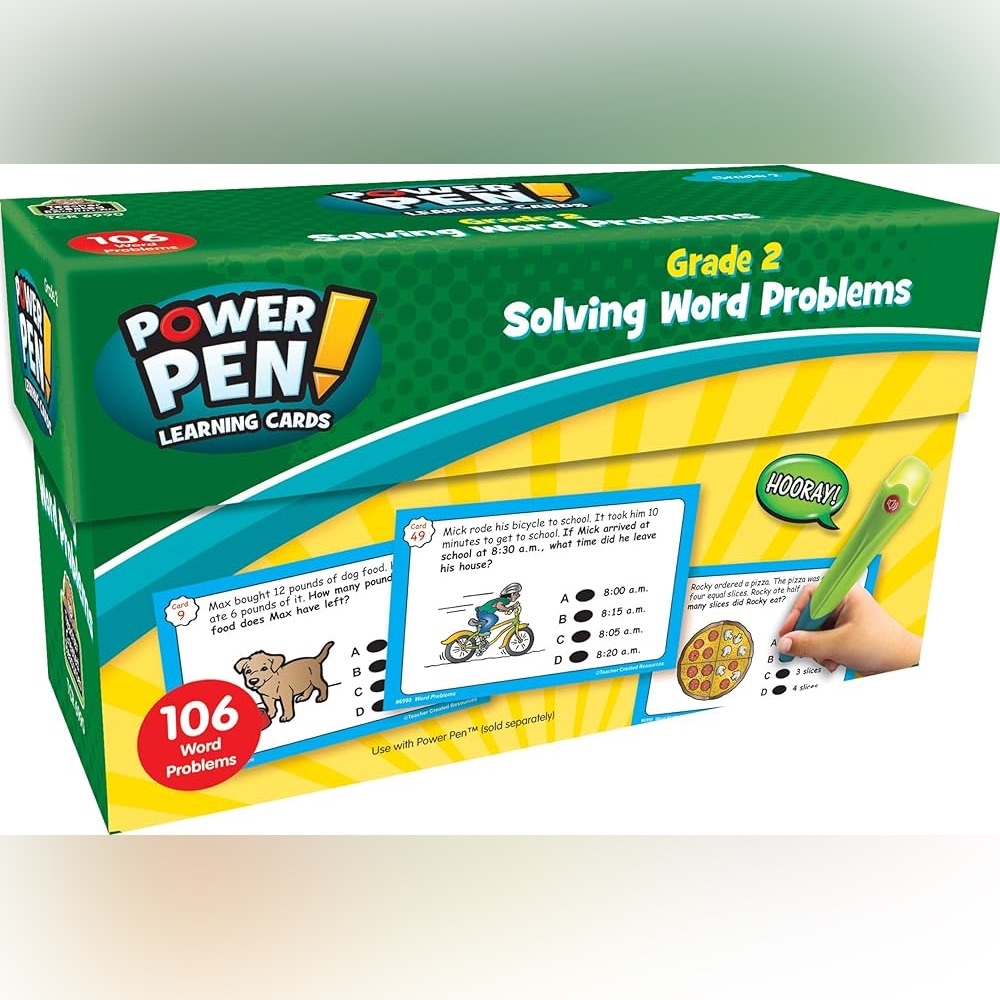 $5 POWER PEN 2nd GRADE SOLVING WORD PROBLEMS. NEVER USED $5 WHEN BUNDLED WITH 3